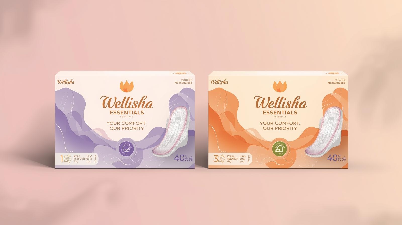 Wellisha Ultra Thin XXXL Overnight Pads